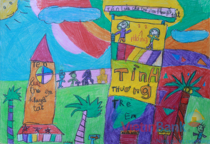 "Em ước mơ mọi trẻ em khuyết tật, mồ côi có được cuộc sống vui vẻ, hạnh phúc."