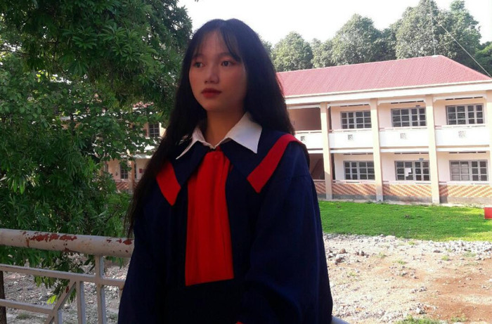 Hoàng Thị Ngọc - thủ khoa đầu vào của Trường Đại học Sư phạm Thành phố Hồ Chí Minh. (Ảnh: NVCC) Hoàng Thị Ngọc - thủ khoa đầu vào của Trường Đại học Sư phạm Thành phố Hồ Chí Minh. (Ảnh: NVCC)