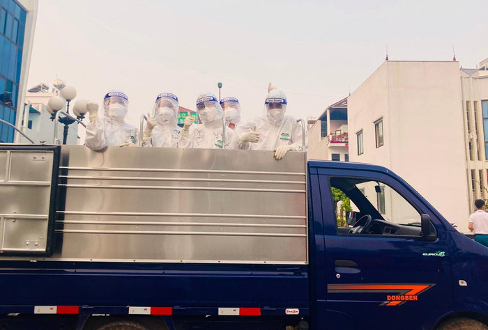 Đoàn quân của Trường Cao đẳng Y tế Hà Nội sẵn sàng với mọi nhiệm vụ được giao. (Ảnh: NVCC) Đoàn quân của Trường Cao đẳng Y tế Hà Nội sẵn sàng với mọi nhiệm vụ được giao. (Ảnh: NVCC)