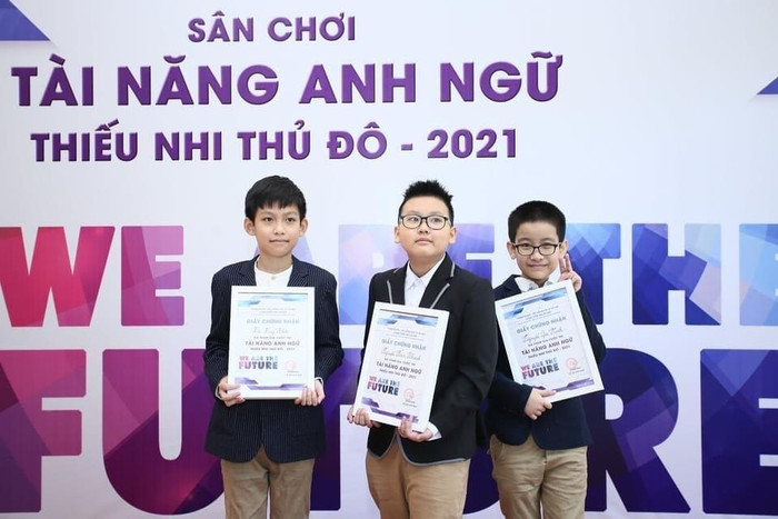 Học sinh Trường Tiểu học Lý Thái Tổ giành giải Nhất cuộc thi Tài năng Anh ngữ Thủ đô