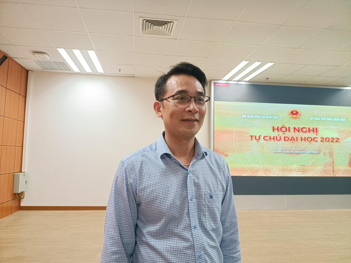 Giáo sư, Tiến sĩ Chử Đức Trình – Phó Hiệu trưởng Trường Đại học Công nghệ - Đại học Quốc gia Hà Nội. (Ảnh: Phạm Minh)