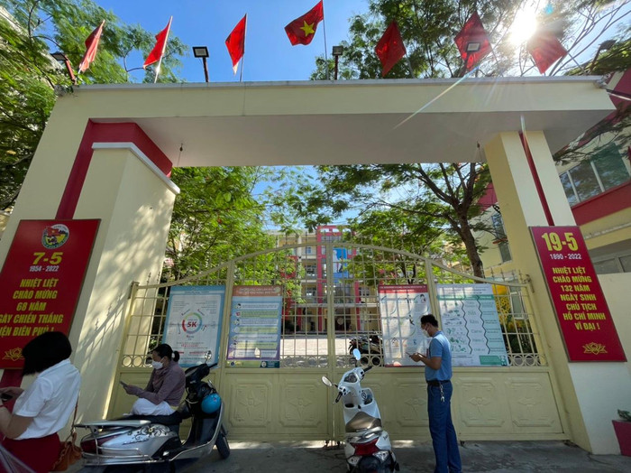 Trường tiểu học Hoàng Liệt (Ảnh: Mạnh Đoàn)