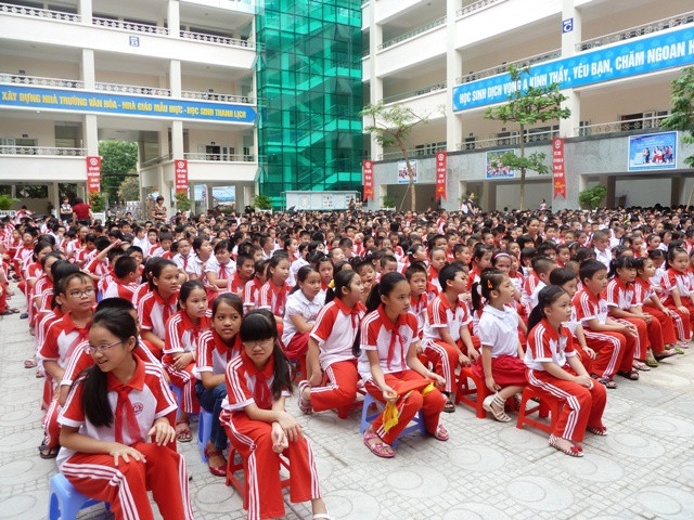 Các em vui vẻ mong muốn tham gia vào cuộc thi để giúp đỡ các bạn không may mắn.