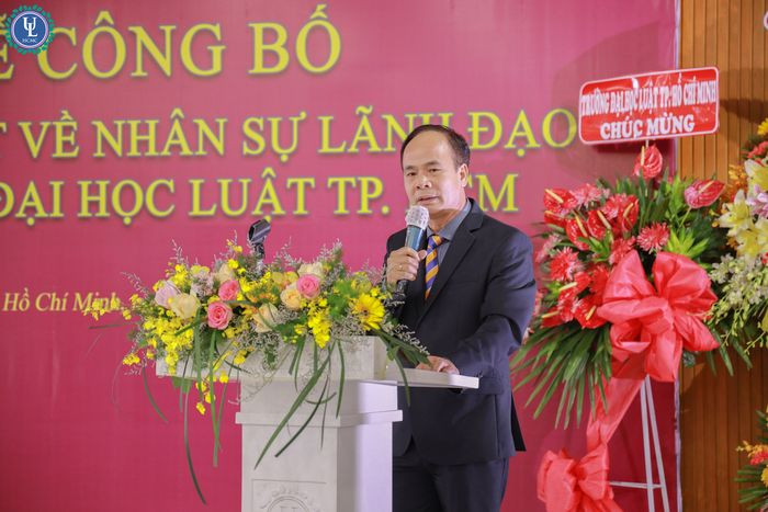 Phó Giáo sư, Tiến sĩ Vũ Văn Nhiêm – Chủ tịch Hội đồng trường Đại học Luật Thành phố Hồ Chí Minh. Ảnh: Website Trường Đại học Luật Thành phố Hồ Chí Minh