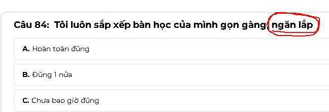 Nội dung câu hỏi trắc nghiệm của Edmod bị sai chính tả. (Ảnh: Học sinh cung cấp) Nội dung câu hỏi trắc nghiệm của Edmod bị sai chính tả. (Ảnh: Học sinh cung cấp)