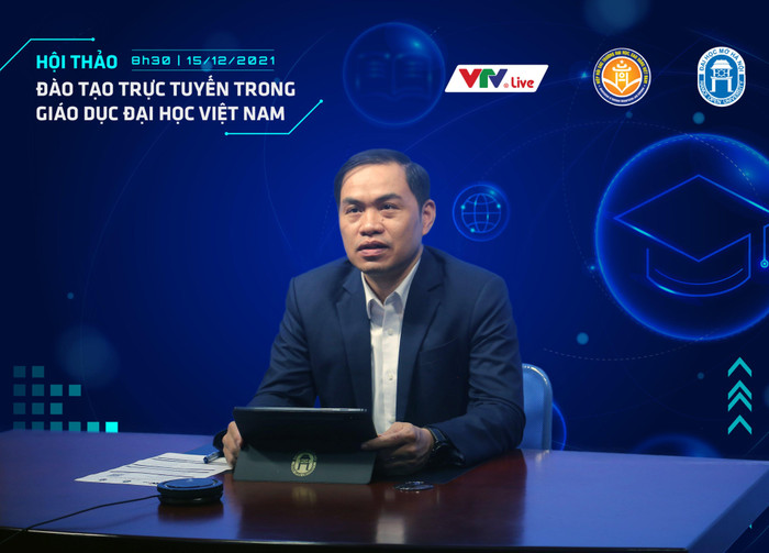 Tiến sĩ Dương Thăng Long khẳng định, các trường cần xây dựng một hệ thống đào tạo trực tuyến đầy đủ. (Ảnh: Trường ĐH Mở Hà Nội) Tiến sĩ Dương Thăng Long khẳng định, các trường cần xây dựng một hệ thống đào tạo trực tuyến đầy đủ. (Ảnh: Trường ĐH Mở Hà Nội)