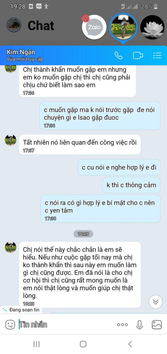 Phụ huynh cho hay, sau khi những sai phạm của lãnh đạo nhà trường bị tố giác, vị Hiệu trưởng đã nhắn tin mong muốn gặp để nói chuyện nhưng phụ huynh đã từ chối.