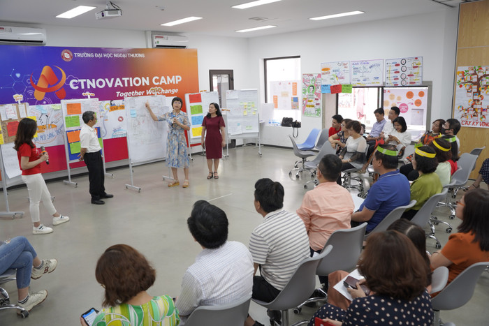 FTU Actnovation Camp - Chương trình nâng cao năng lực đổi mới sáng tạo cho lãnh đạo và viên chức quản lý của Trường Đại học Ngoại thương được tổ chức thường niên nhằm xây dựng các năng lực cần thiết để điều hành tổ chức, đơn vị theo hướng đổi mới sáng tạo, lấy phát triển vì xã hội làm mục tiêu trọng tâm. 3-1.jpg