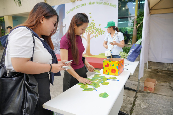 Sinh viên truyền tải thông điệp bảo vệ môi trường. Sinh viên truyền tải thông điệp bảo vệ môi trường.