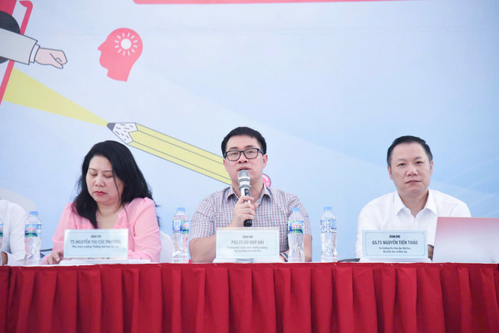 Phó Giáo sư, Tiến sĩ Vũ Duy Hải chia sẻ về cách đăng ký nguyện vọng. Ảnh: Ảnh: Xuân Quý vu-duy-hai.jpg
