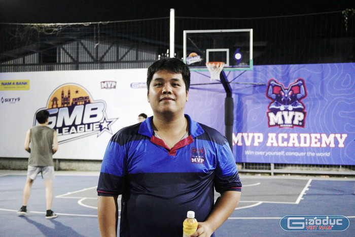 Anh Nguyễn Vũ Huy - Huấn luyện viên đội bóng rổ U23 nữ MVP. gdvn-h.jpg