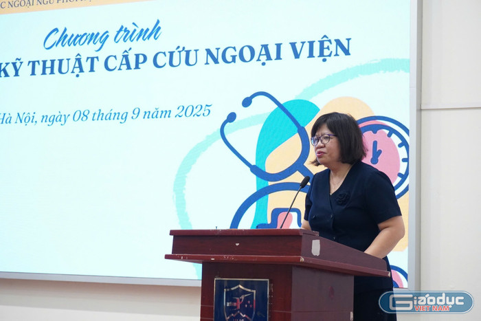 Tiến sĩ Nguyễn Thị Anh Thu - Phó Hiệu trưởng Trường Đại học Y Dược - Đại học Quốc gia Hà Nội. gdvn-tyd2.jpg