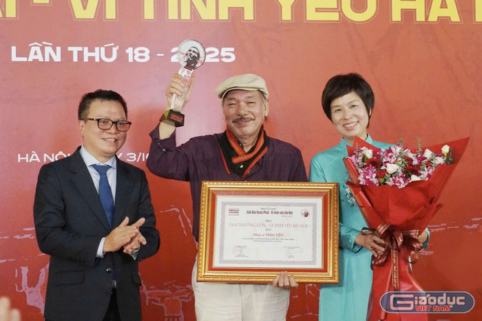 Nhạc sĩ Trần Tiến được vinh danh Giải thưởng Lớn năm 2025. gdvn-bxp4.jpg