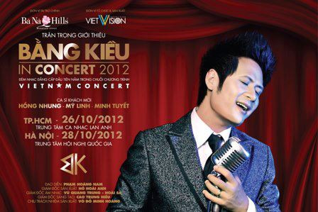 Poster quảng cáo liveshow Bằng Kiều
