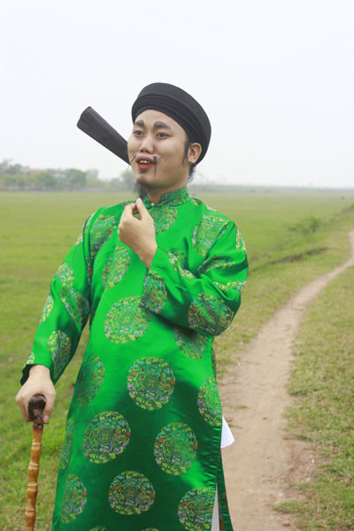 Hình ảnh Vượng râu trong đĩa hài Tết.