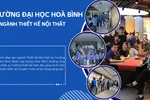 Trường ĐH Hòa Bình: Nhiều SV Thiết kế nội thất được đặt hàng khi chưa ra trường
