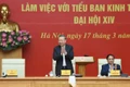 Tổng Bí thư Tô Lâm làm việc với Tiểu ban Kinh tế-Xã hội Đại hội XIV của Đảng