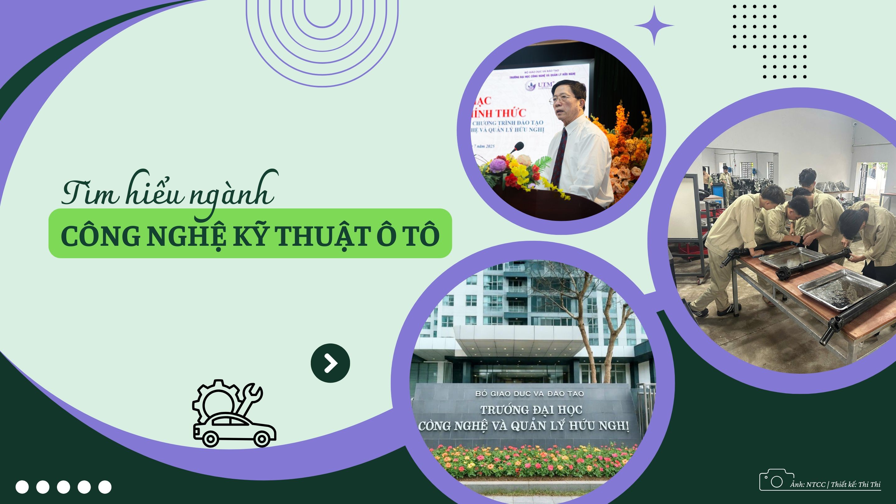 UTM đào tạo ngành Công nghệ Kỹ thuật ô tô gắn với nhu cầu doanh nghiệp và xu hướng