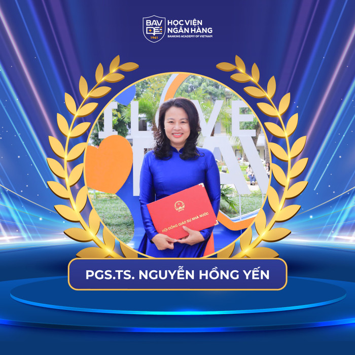 Phó giáo sư, Tiến sĩ Nguyễn Hồng Yến - Trưởng Bộ môn Kế toán Ngân hàng, Khoa Ngân hàng của Học viện Ngân.