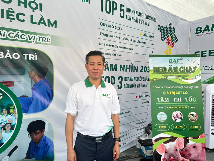 Ông Trần Văn Khơi - Phó Giám đốc sản xuất Công ty Cổ phần Nông nghiệp BAF Việt Nam. Ông Trần Văn Khơi - Phó Giám đốc sản xuất Công ty Cổ phần Nông nghiệp BAF Việt Nam.