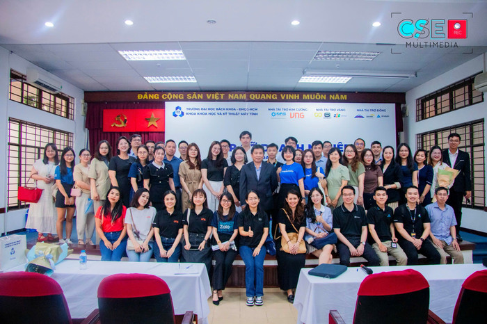 Sự kiện “Gặp gỡ doanh nghiệp năm 2024” của Khoa Khoa học và Kỹ thuật Máy tính,Trường Đại học Bách khoa, Đại học Quốc gia Thành phố Hồ Chí Minh. Ảnh: NTCC bach-khoa-hcm.png