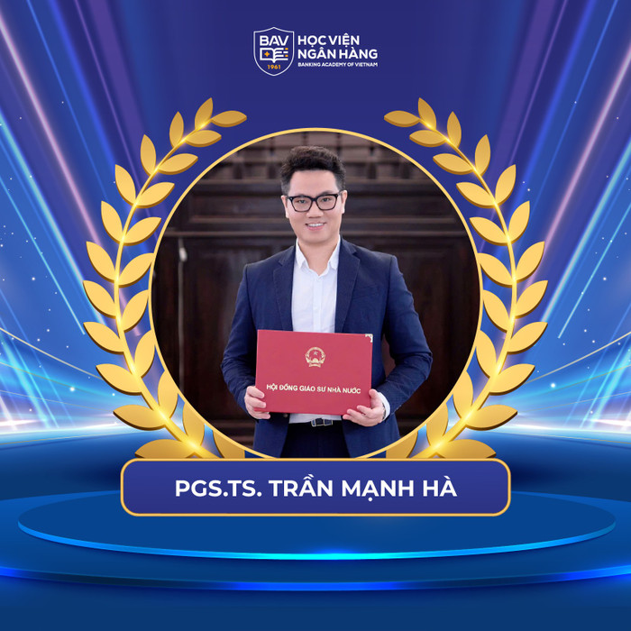 Phó giáo sư, Tiến sĩ Trần Mạnh Hà - Trưởng phòng Đào tạo của Học viện Ngân hàng. Ảnh: website nhà trường.