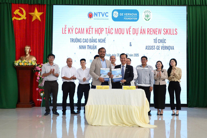 Trường Cao đẳng Công nghệ - Năng lượng Khánh Hòa đã triển khai nhiều chương trình, hợp tác quốc tế. Ảnh: NVCC. z6997355829462-7dcd5eb79a932697d45805c583e17de8.jpg