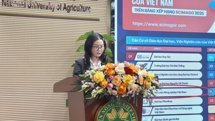 Giáo sư, Tiến sĩ Nguyễn Thị Lan - Giám đốc Học viện Nông nghiệp Việt Nam chia sẻ tại buổi làm việc Giáo sư, Tiến sĩ Nguyễn Thị Lan - Giám đốc Học viện Nông nghiệp Việt Nam chia sẻ tại buổi làm việc