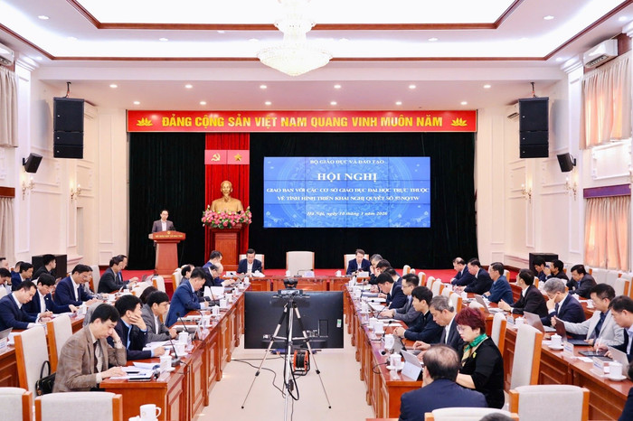 Quang cảnh hội nghị. Ảnh: Bộ GD&amp;ĐT