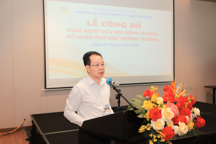 Phó giáo sư, Tiến sĩ Phạm Ngọc Thắng - tân Phó Hiệu trưởng Trường Đại học Sư phạm Kỹ thuật Hưng Yên. Ảnh: NTCC img-0163.jpg