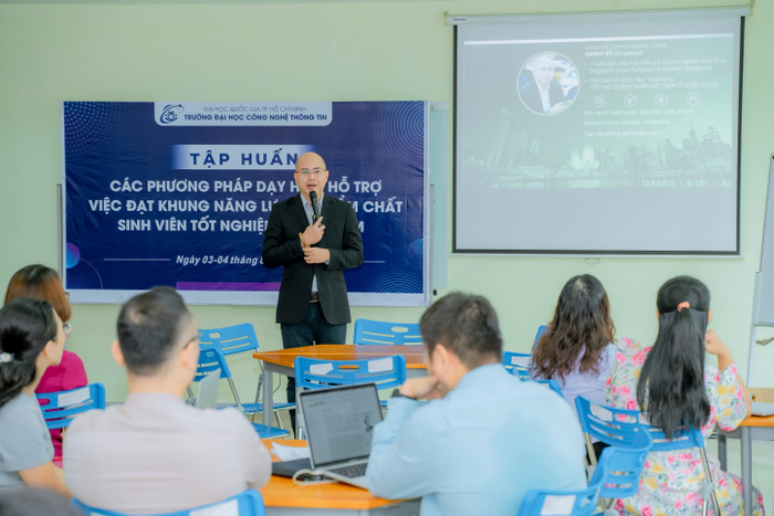 Trường Đại học Công nghệ Thông tin, Đại học Quốc gia TPHCM gặp nhiều khó khăn trong việc thu hút giảng viên trình độ cao. Ảnh: website nhà trường Trường Đại học Công nghệ Thông tin, Đại học Quốc gia TPHCM gặp nhiều khó khăn trong việc thu hút giảng viên trình độ cao. Ảnh: website nhà trường