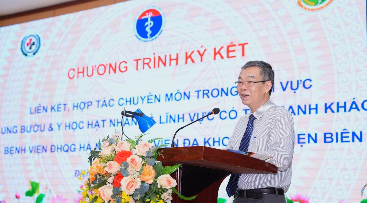 Phó Giáo sư, Tiến sĩ, Bác sĩ Trịnh Hoàng Hà - Giám đốc Bệnh viện Đại học Quốc gia Hà Nội. Ảnh: website nhà trường