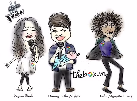 Tiếp đến là đội Thu Minh với "cô nàng chân đất" Ngân Bình, anh chàng mê nhạc DJ Trần Nguyên Long và "người cha mẫu mực" Dương Trần Nghĩa.