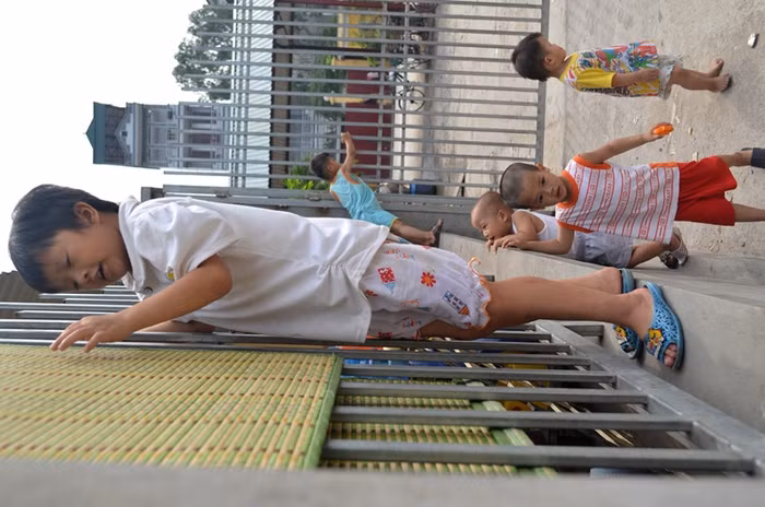 Trèo leo cũng là một “món” sở trường. Trèo leo cũng là một “món” sở trường.