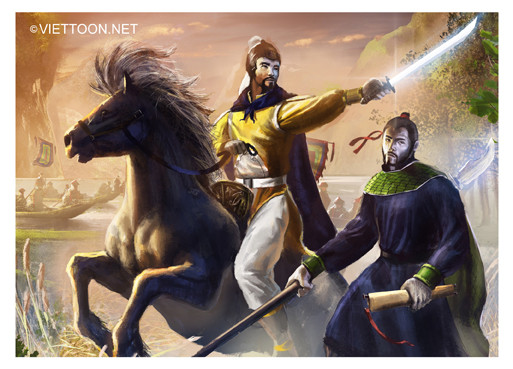 4. Lý Nam Đế ( 503–548) là vị hoàng đế sáng lập nhà Tiền Lý và khai sinh nhà nước Vạn Xuân trong lịch sử Việt Nam. Ông tên thật là Lý Bí , còn gọi là Lý Bôn, người làng Thái Bình, phủ Long Hưng, Việt Nam (khoảng Thạch Thất và thị xã Sơn Tây, Hà Nội). Lý Nam Đế có tài văn võ. Ông đã lãnh đạo nhân dân khởi nghĩa, đánh đuổi được quân đô hộ, rồi xưng là Nam Đế (vua nước Nam), đặt tên nước làVạn Xuân, đóng đô ở Long Biên (chưa rõ ở đâu, có lẽ gần thành phố Bắc Ninh ngày nay). 4. Lý Nam Đế ( 503–548) là vị hoàng đế sáng lập nhà Tiền Lý và khai sinh nhà nước Vạn Xuân trong lịch sử Việt Nam. Ông tên thật là Lý Bí , còn gọi là Lý Bôn, người làng Thái Bình, phủ Long Hưng, Việt Nam (khoảng Thạch Thất và thị xã Sơn Tây, Hà Nội). Lý Nam Đế có tài văn võ. Ông đã lãnh đạo nhân dân khởi nghĩa, đánh đuổi được quân đô hộ, rồi xưng là Nam Đế (vua nước Nam), đặt tên nước làVạn Xuân, đóng đô ở Long Biên (chưa rõ ở đâu, có lẽ gần thành phố Bắc Ninh ngày nay).