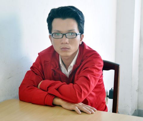 Đại tại cơ quan điều tra. Ảnh: Quốc Thắng.