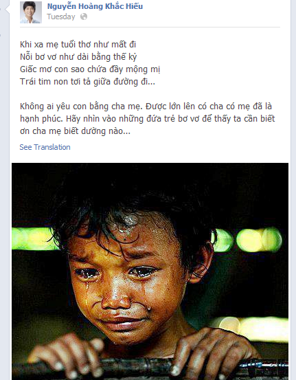 Nhiều học trò cũng rơi nước mắt khi ghé thăm "nhà" thầy Nguyễn Hoàng Khắc Hiếu.