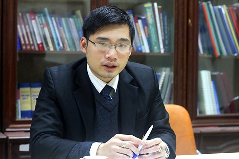 Thạc sĩ Nguyễn Hùng Cường (khoa Luật, ĐHQG Hà Nội) cho rằng Philippines đã lách qua một khe cửa hẹp, không đề cập tới các vấn đề mà Trung Quốc bảo lưu. Ảnh: Nguyễn Hưng.