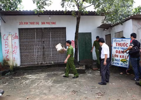 Ngôi nhà anh Hiền, nơi xảy ra vụ thảm án đau lòng