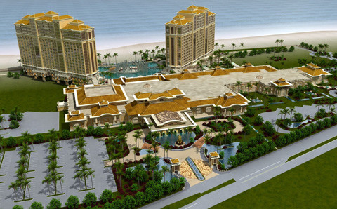 Phối cảnh khu resort 1 của dự án. Phối cảnh khu resort 1 của dự án.