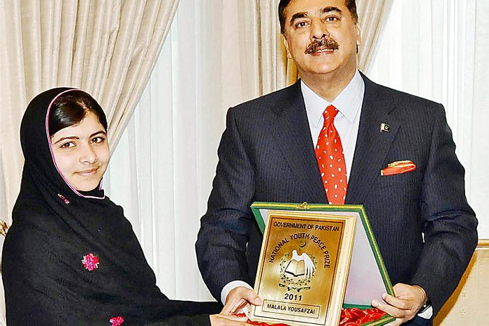 Malala nhận giải thưởng Hòa bình Quốc gia của Pakistan Malala nhận giải thưởng Hòa bình Quốc gia của Pakistan