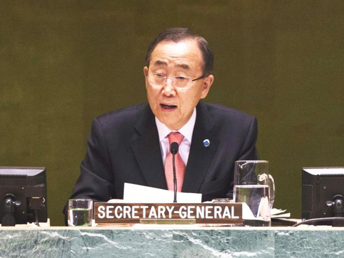 Tổng thư ký Liên Hợp Quốc Ban Ki-moon phát biểu tại Diễn đàn Dân chủ Thế giới Tổng thư ký Liên Hợp Quốc Ban Ki-moon phát biểu tại Diễn đàn Dân chủ Thế giới