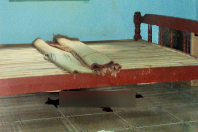 Hiện trường của vụ án mạng. Hiện trường của vụ án mạng.