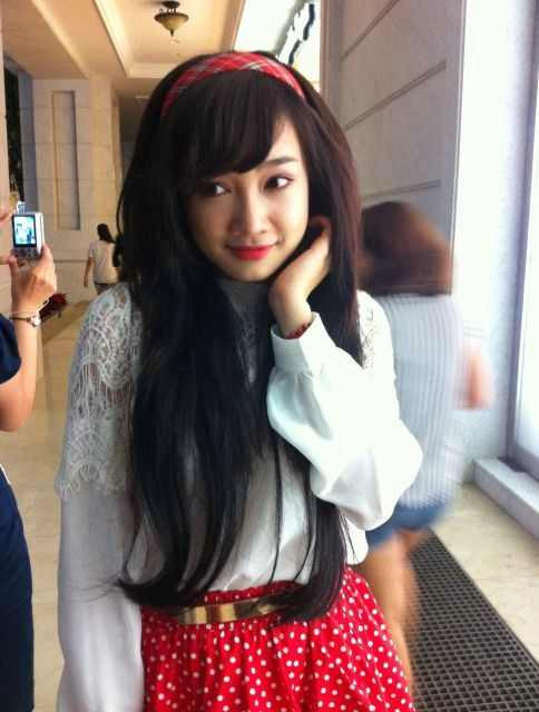 Nhã Phương có tên thân mật là Nabi.