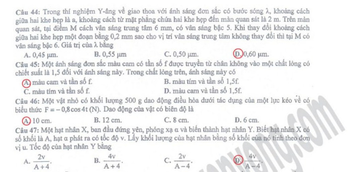 BẤM ĐÂY XEM ĐÁP ÁN MÔN TOÁN KHỐI A 2012 - BẤM ĐÂY XEM ĐÁP ÁN MÔN HÓA KHỐI A 2012 - BẤM ĐÂY XEM ĐÁP ÁN MÔN NGOẠI NGỮ KHỐI A1 BẤM ĐÂY XEM ĐÁP ÁN MÔN TOÁN KHỐI A 2012 - BẤM ĐÂY XEM ĐÁP ÁN MÔN HÓA KHỐI A 2012 - BẤM ĐÂY XEM ĐÁP ÁN MÔN NGOẠI NGỮ KHỐI A1