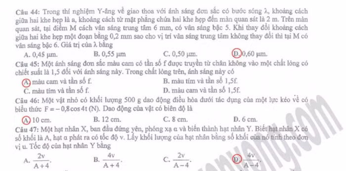 BẤM ĐÂY XEM ĐÁP ÁN MÔN TOÁN KHỐI A 2012 - BẤM ĐÂY XEM ĐÁP ÁN MÔN HÓA KHỐI A 2012 - BẤM ĐÂY XEM ĐÁP ÁN MÔN NGOẠI NGỮ KHỐI A1