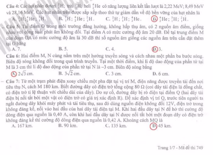 BẤM ĐÂY XEM ĐÁP ÁN MÔN TOÁN KHỐI A 2012 - BẤM ĐÂY XEM ĐÁP ÁN MÔN HÓA KHỐI A 2012 - BẤM ĐÂY XEM ĐÁP ÁN MÔN NGOẠI NGỮ KHỐI A1
