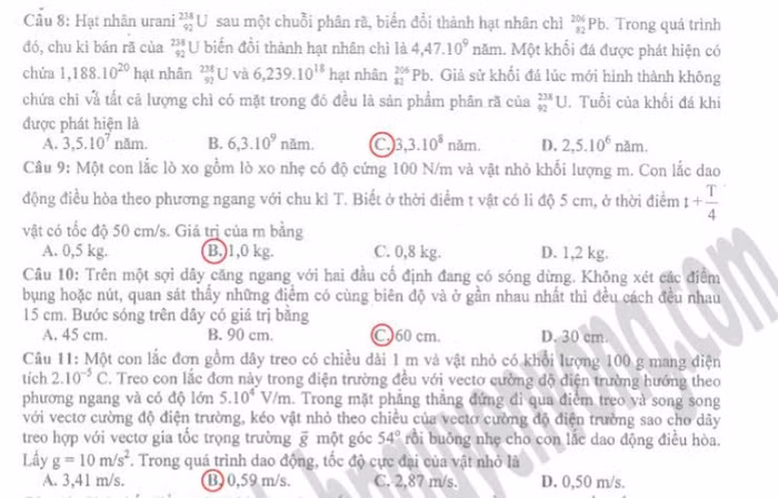 BẤM ĐÂY XEM ĐÁP ÁN MÔN TOÁN KHỐI A 2012 - BẤM ĐÂY XEM ĐÁP ÁN MÔN HÓA KHỐI A 2012 - BẤM ĐÂY XEM ĐÁP ÁN MÔN NGOẠI NGỮ KHỐI A1