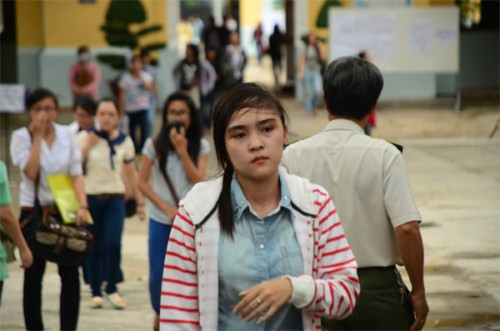 Thi sính vừa kết thúc môn thi (ảnh minh họa)