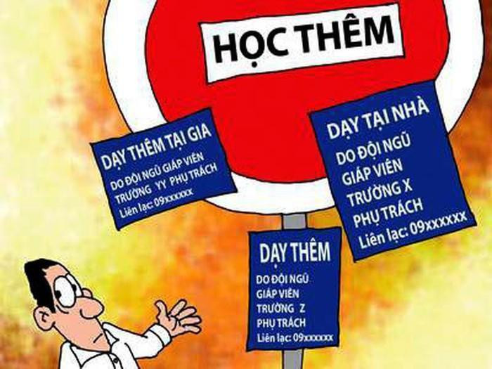 Tiền học thêm là gánh nặng lớn nhất mà các gia đình đang gánh chịu - Ảnh minh họa Ảnh minh họa - Báo lao động.jpg